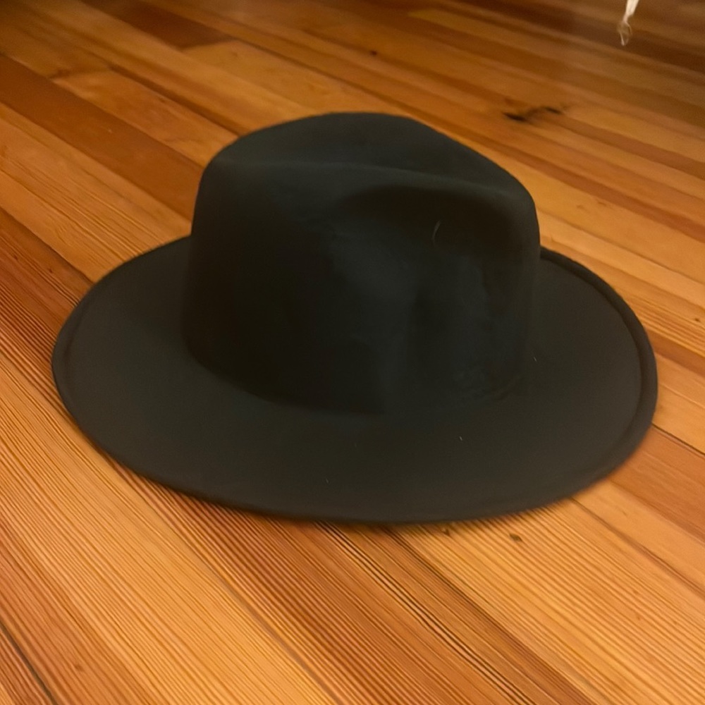 Dark green fashionable hat